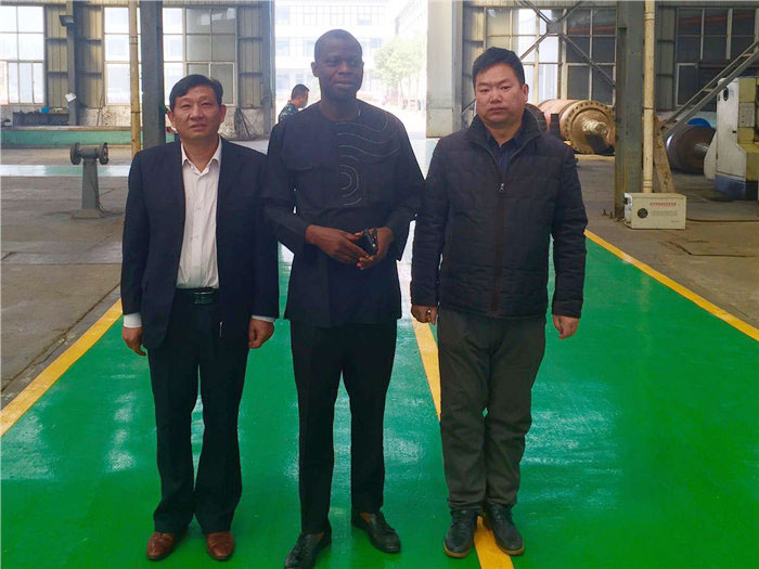 African clients kraft paper machine